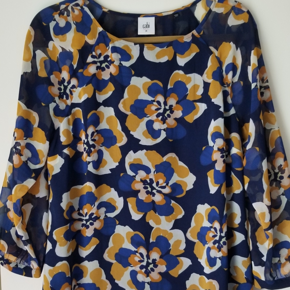 Cabi- lydia flowered blouse